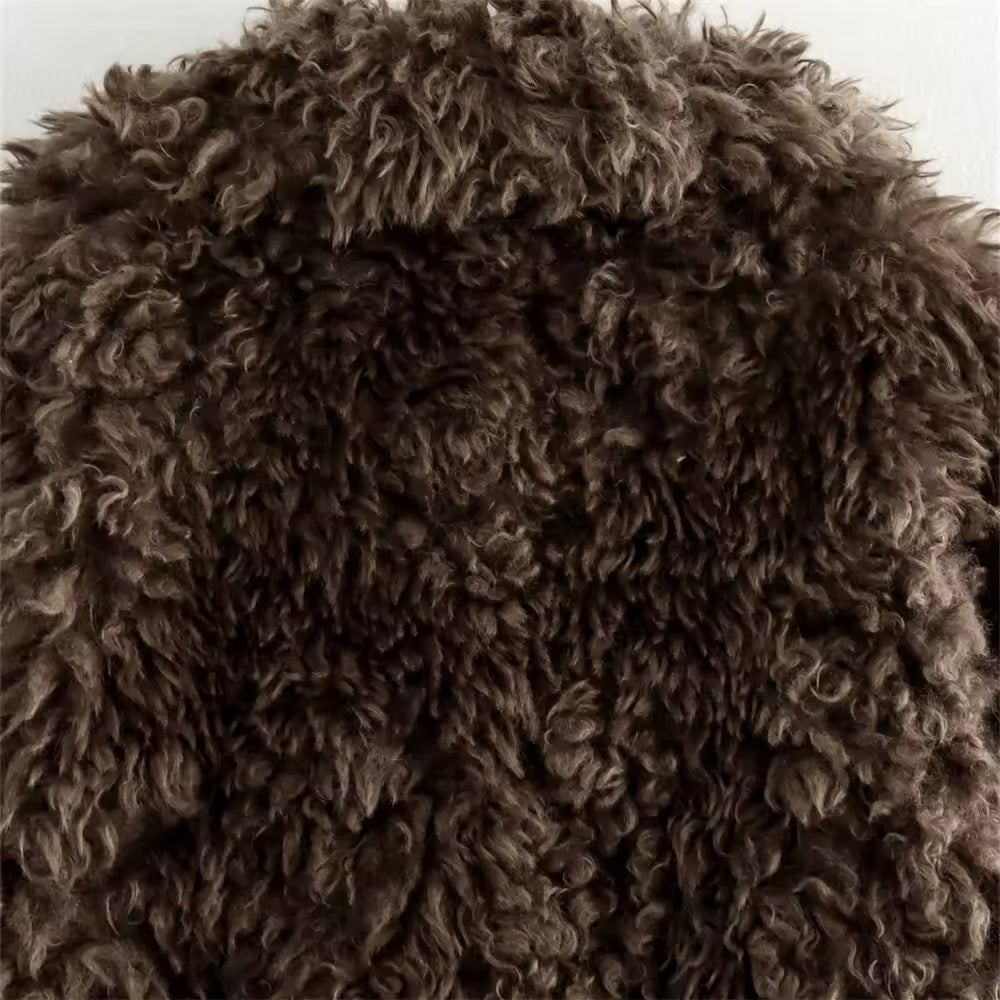 MOCHA Faux Fur Jacket