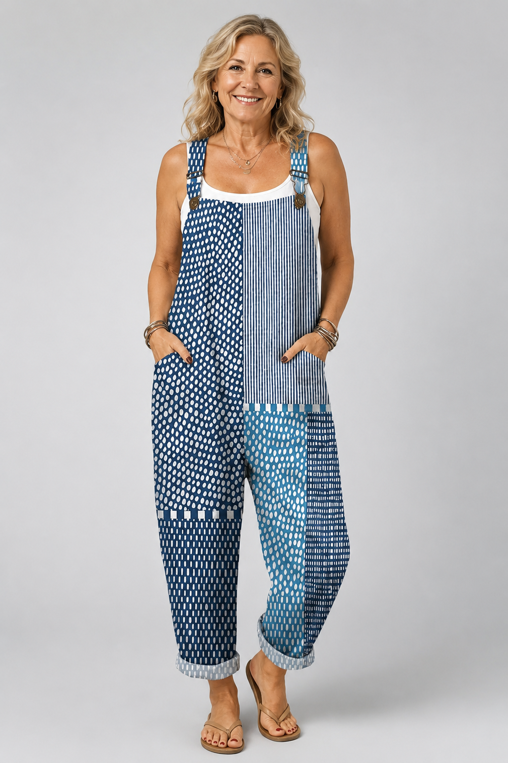 Elizabeth | Comfortable Printed Jumpsuit