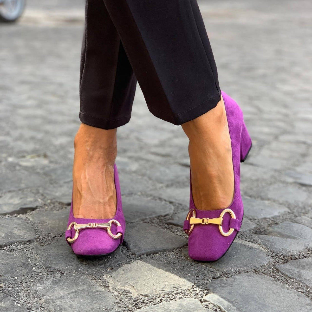 Gracie | Elegant And Comfortable Wide-Heel Loafers For Women