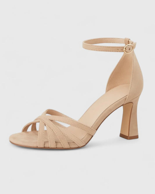 Elegant Occasion Real Leather Heels