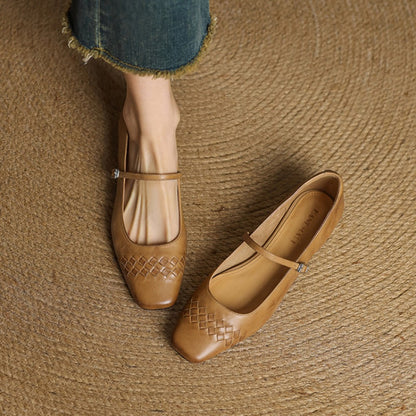 Estelle | Square-Toe Mary Jane Flat