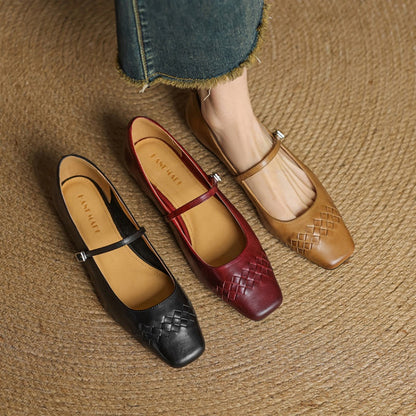 Estelle | Square-Toe Mary Jane Flat