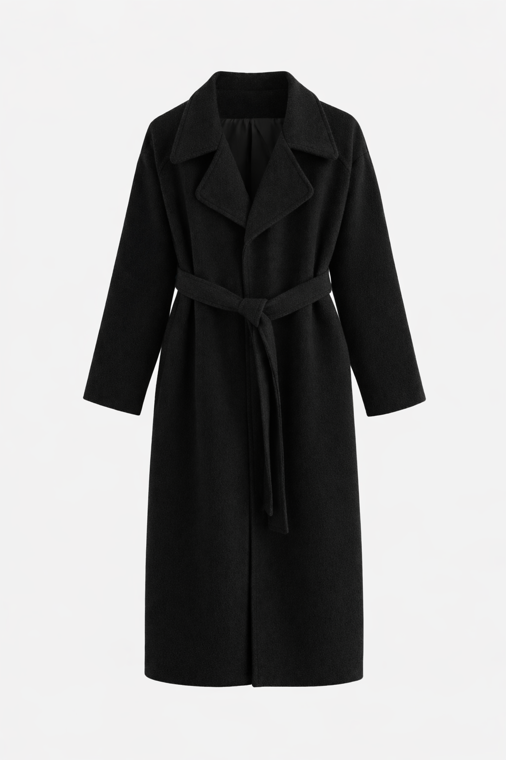 Katheryn – Elegant Belted Long Coat