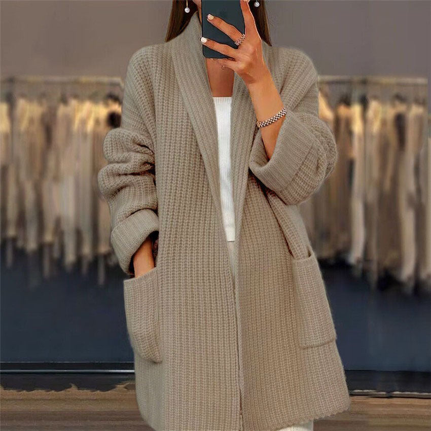 Winnie | Longline Knit Cardigan with Pockets