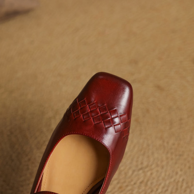 Estelle | Square-Toe Mary Jane Flat
