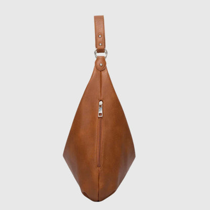 AMALFI CHARM Gray Leather Bag