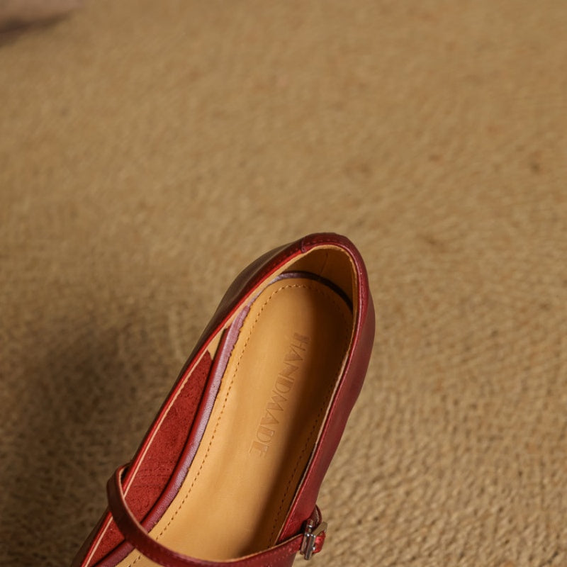 Estelle | Square-Toe Mary Jane Flat