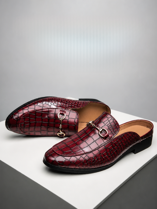 Elbert Genuine Leather Mules