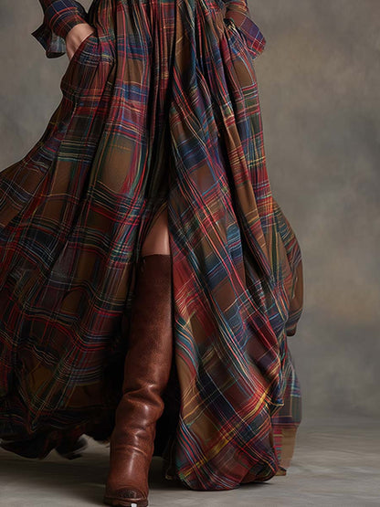 Laura | Classic Belted Button-Up Shirt Dress