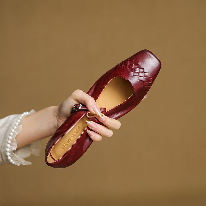 Estelle | Square-Toe Mary Jane Flat