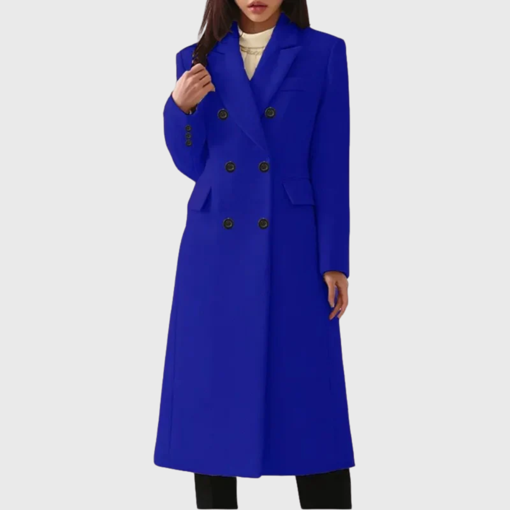 Camille | Timeless Tailored Wool-Blend Coat