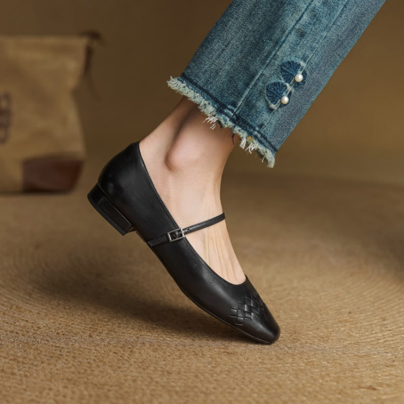 Estelle | Square-Toe Mary Jane Flat