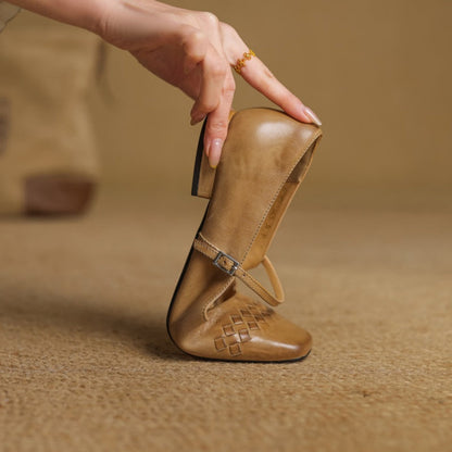 Estelle | Square-Toe Mary Jane Flat