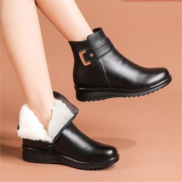 Clara | Genuine Leather Supportive Orthopedic Boots