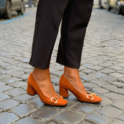 Gracie | Elegant And Comfortable Wide-Heel Loafers For Women