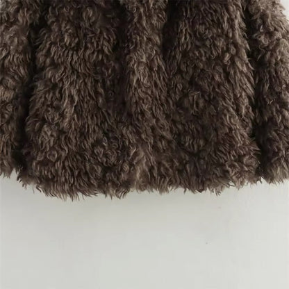 MOCHA Faux Fur Jacket
