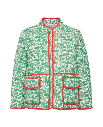 AMY'S Floran Print Patchwork Jacket