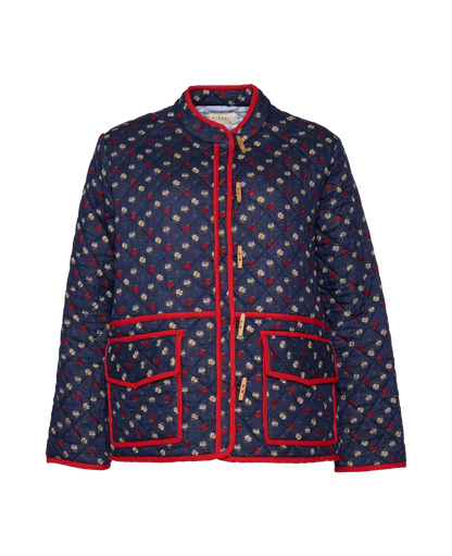 AMY'S Floran Print Patchwork Jacket