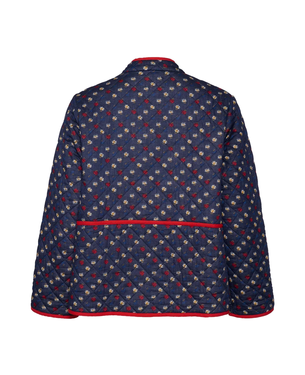 AMY'S Floran Print Patchwork Jacket