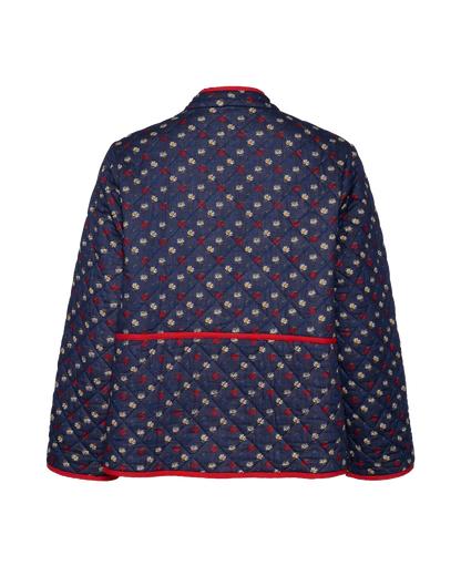 AMY'S Floran Print Patchwork Jacket
