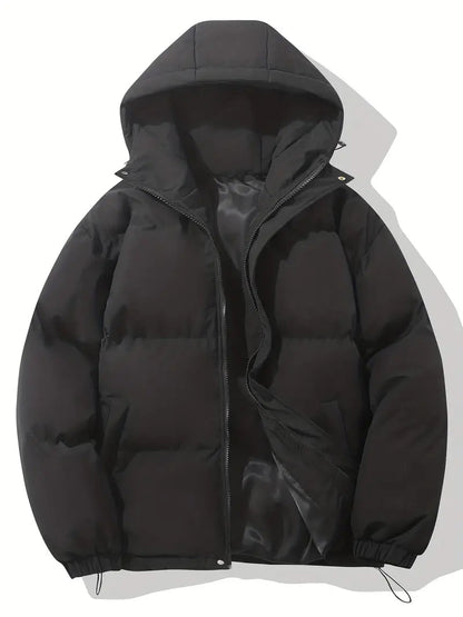Women's Padded Winter Puffer Jacket with Hood