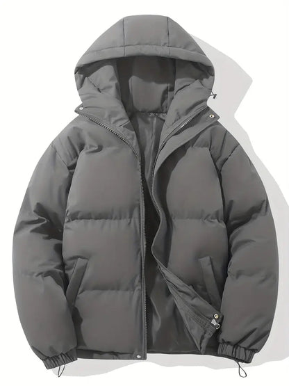 Women's Padded Winter Puffer Jacket with Hood