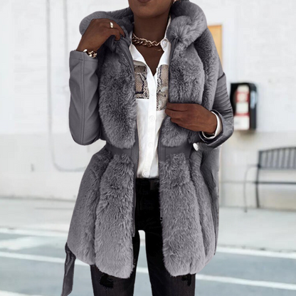 Women's Luxe Winter Coat with Hood
