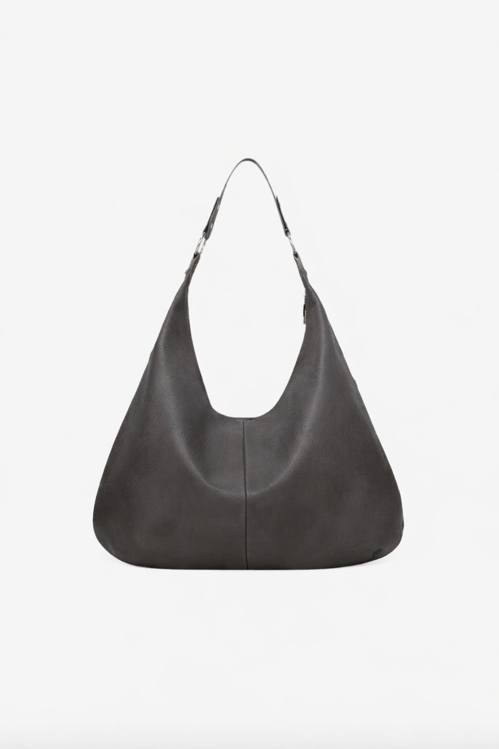 AMALFI CHARM Gray Leather Bag
