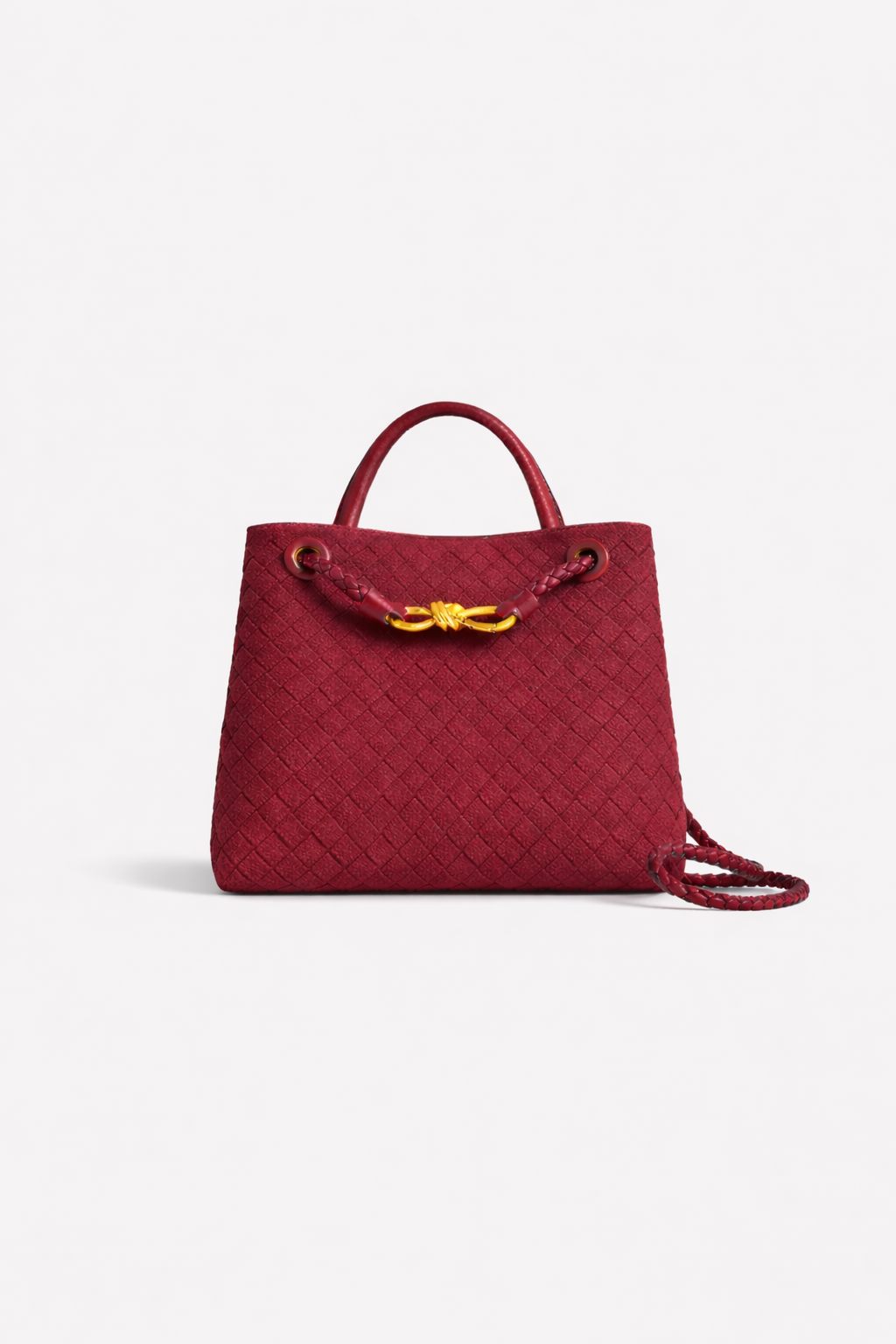 ÉLANE Always Chic Suede Woven Tote Bag