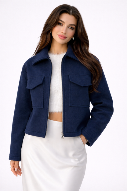 TEDDY JACKET Zip waist jacket