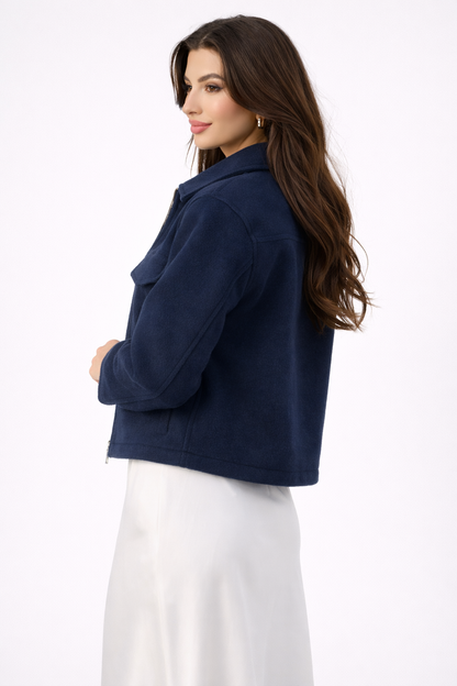TEDDY JACKET Zip waist jacket