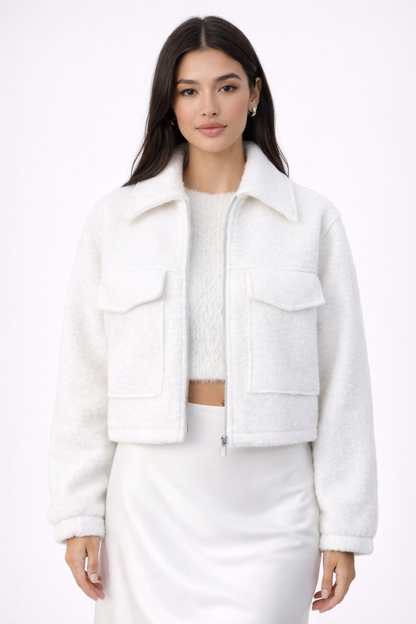 TEDDY JACKET Zip waist jacket