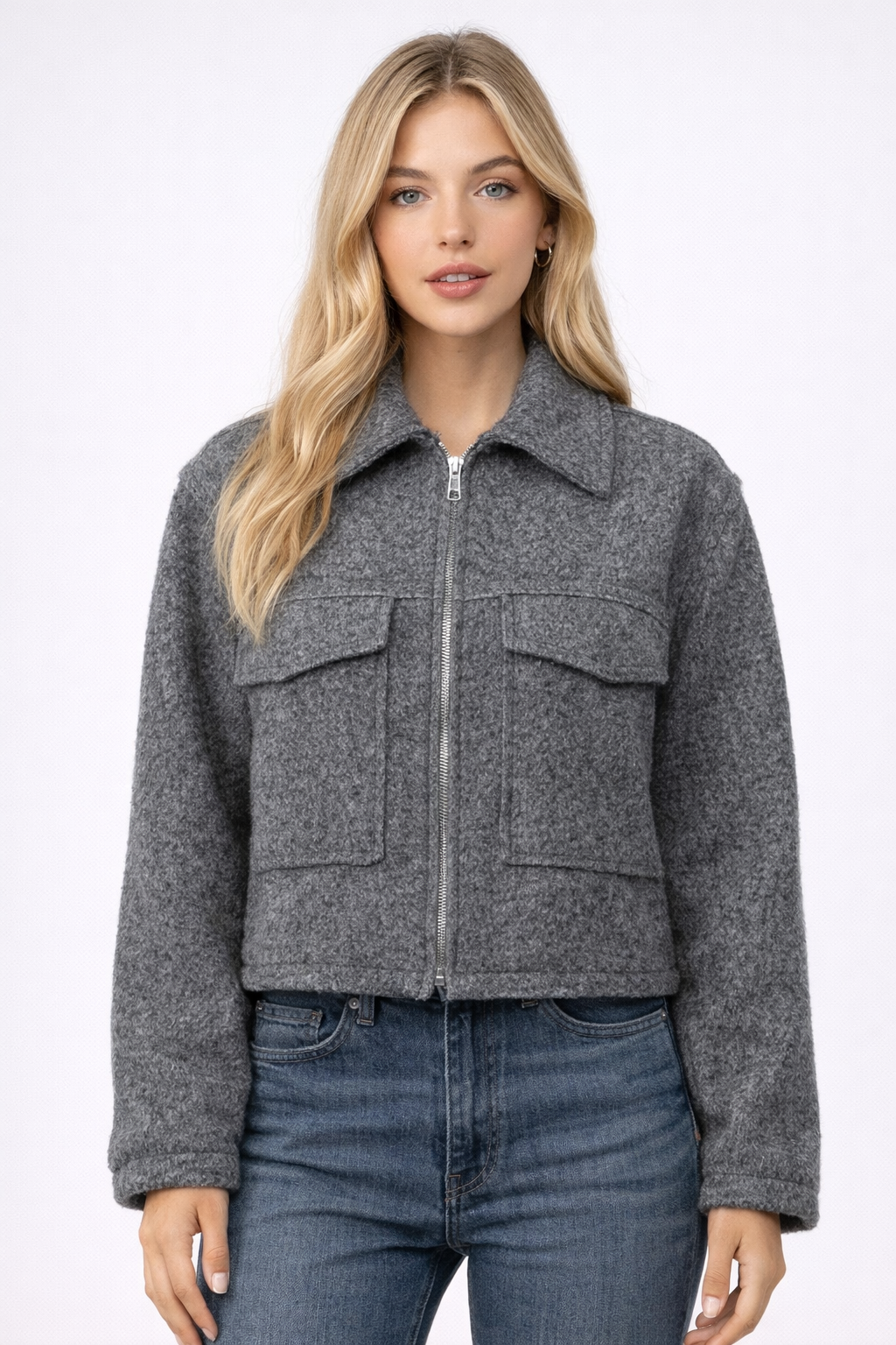 TEDDY JACKET Zip waist jacket