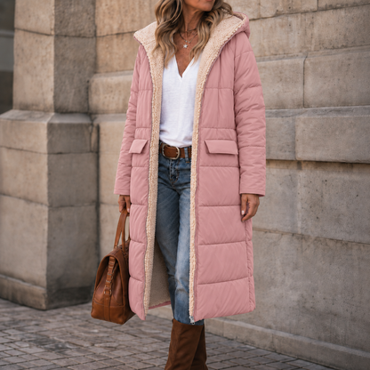 Riley – Reversible Hooded Long Winter Coat