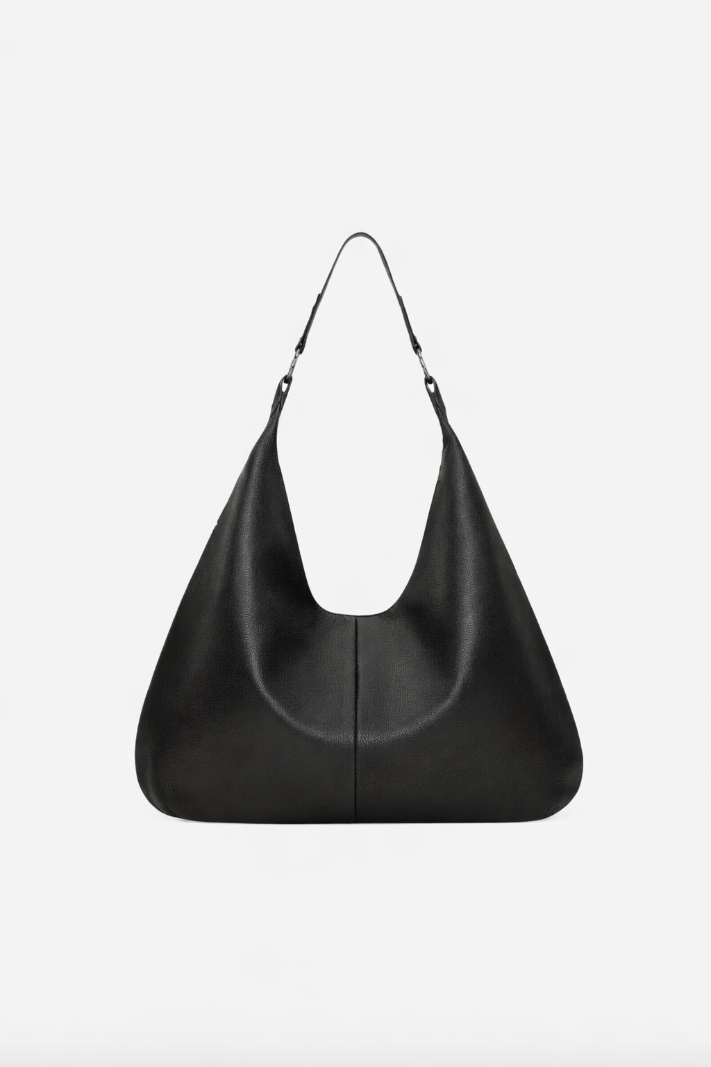 AMALFI CHARM Gray Leather Bag
