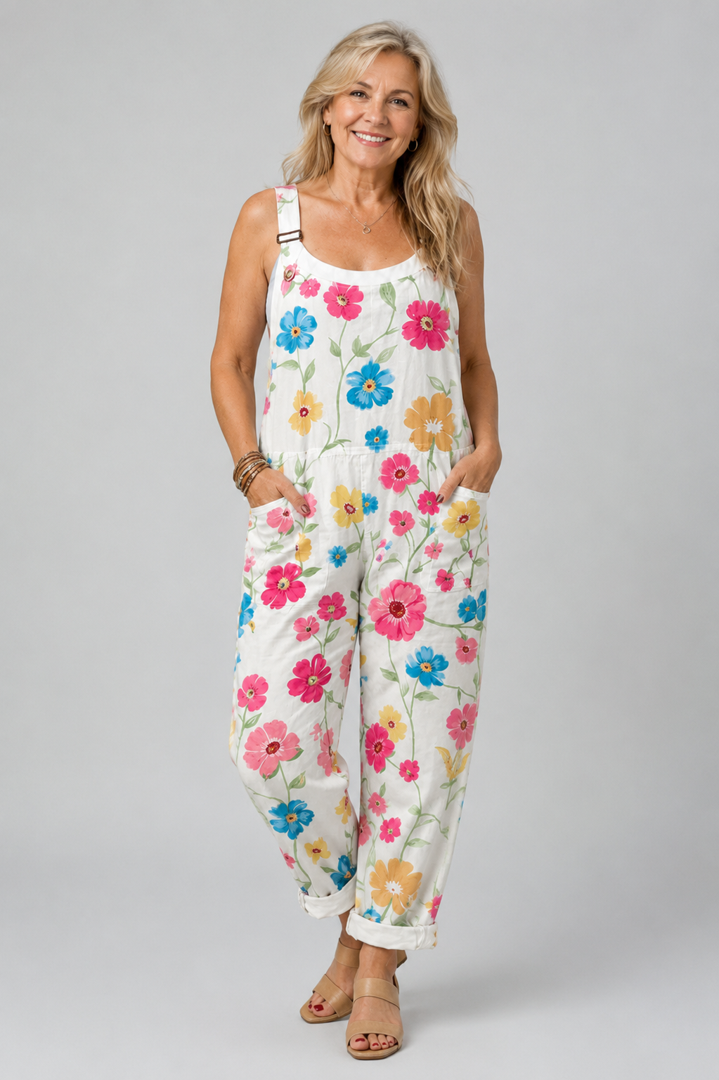 Madison | Comfortable Printed Jumpsuit