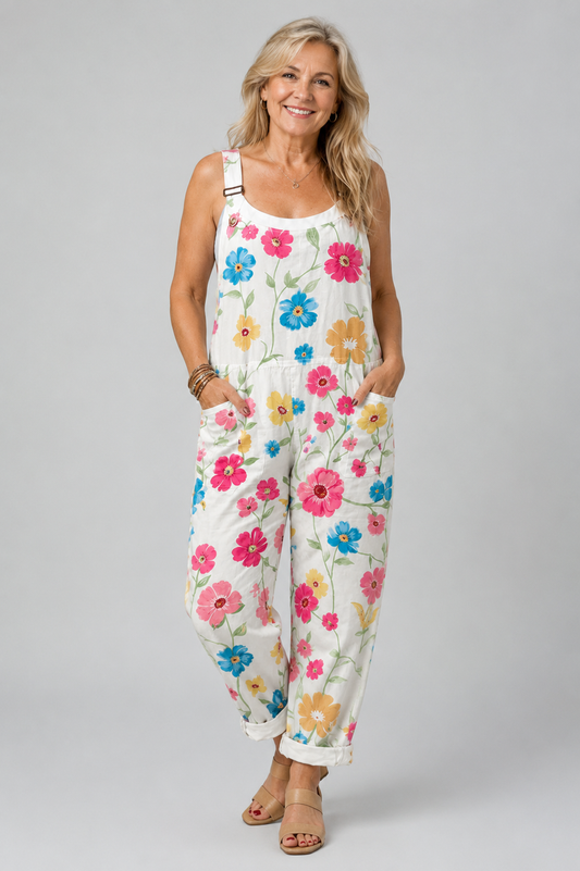 Madison | Comfortable Printed Jumpsuit