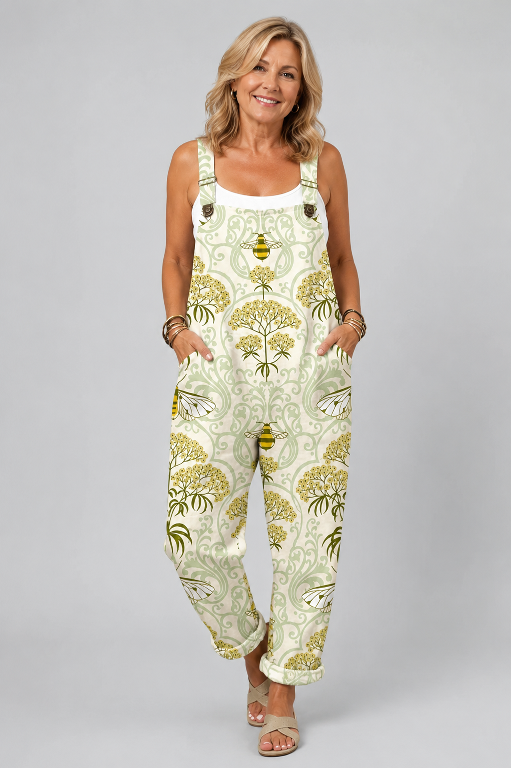 Leah | Comfortable Printed Jumpsuit