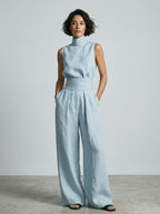 Nuria | Minimalist Sleeveless Top Set • S1