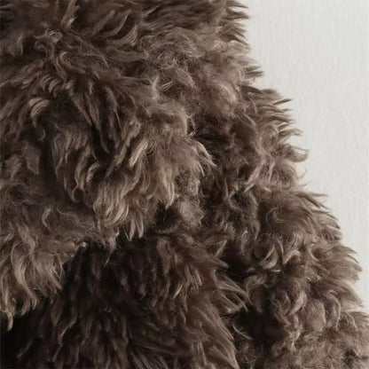 MOCHA Faux Fur Jacket