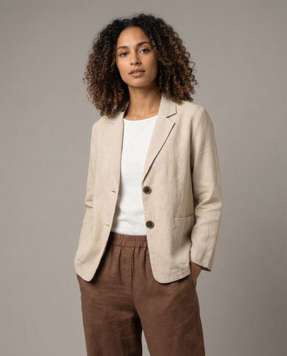 Korean Style Blazer Jacket – Lightweight Loose Fit for Spring & Autumn
