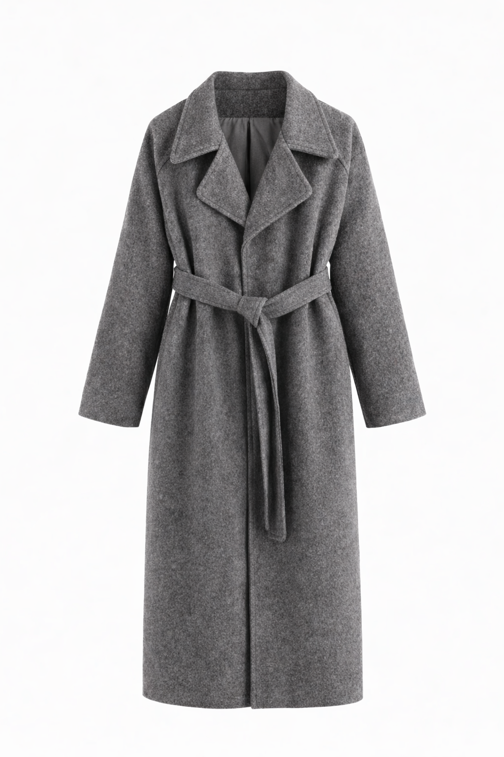 Katheryn – Elegant Belted Long Coat