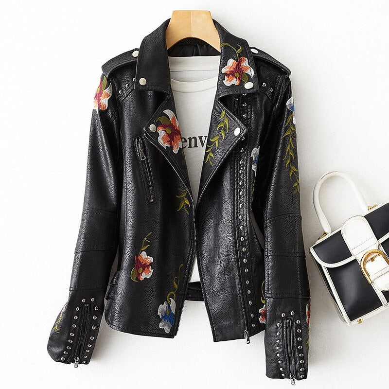 Victoria Womens Leather Jacket