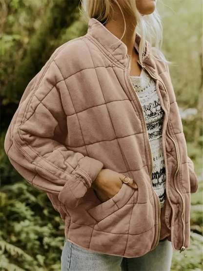 Oversized Transitional thickened women's jacket