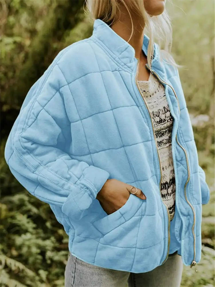 Oversized Transitional thickened women's jacket