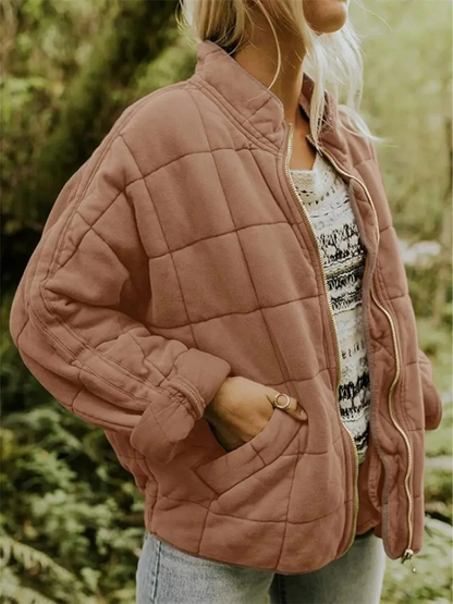 Oversized Transitional thickened women's jacket