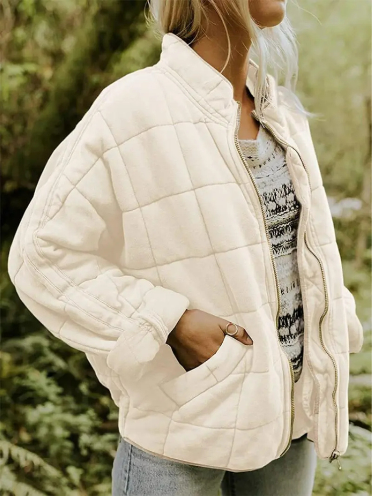 Oversized Transitional thickened women's jacket