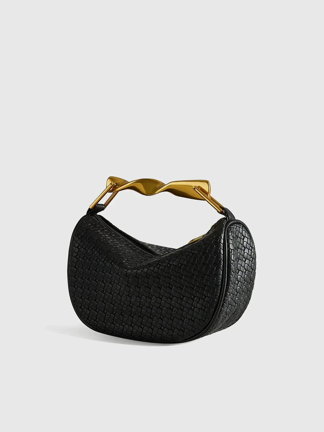 STRUXA Structured PU Leather Shoulder Bag