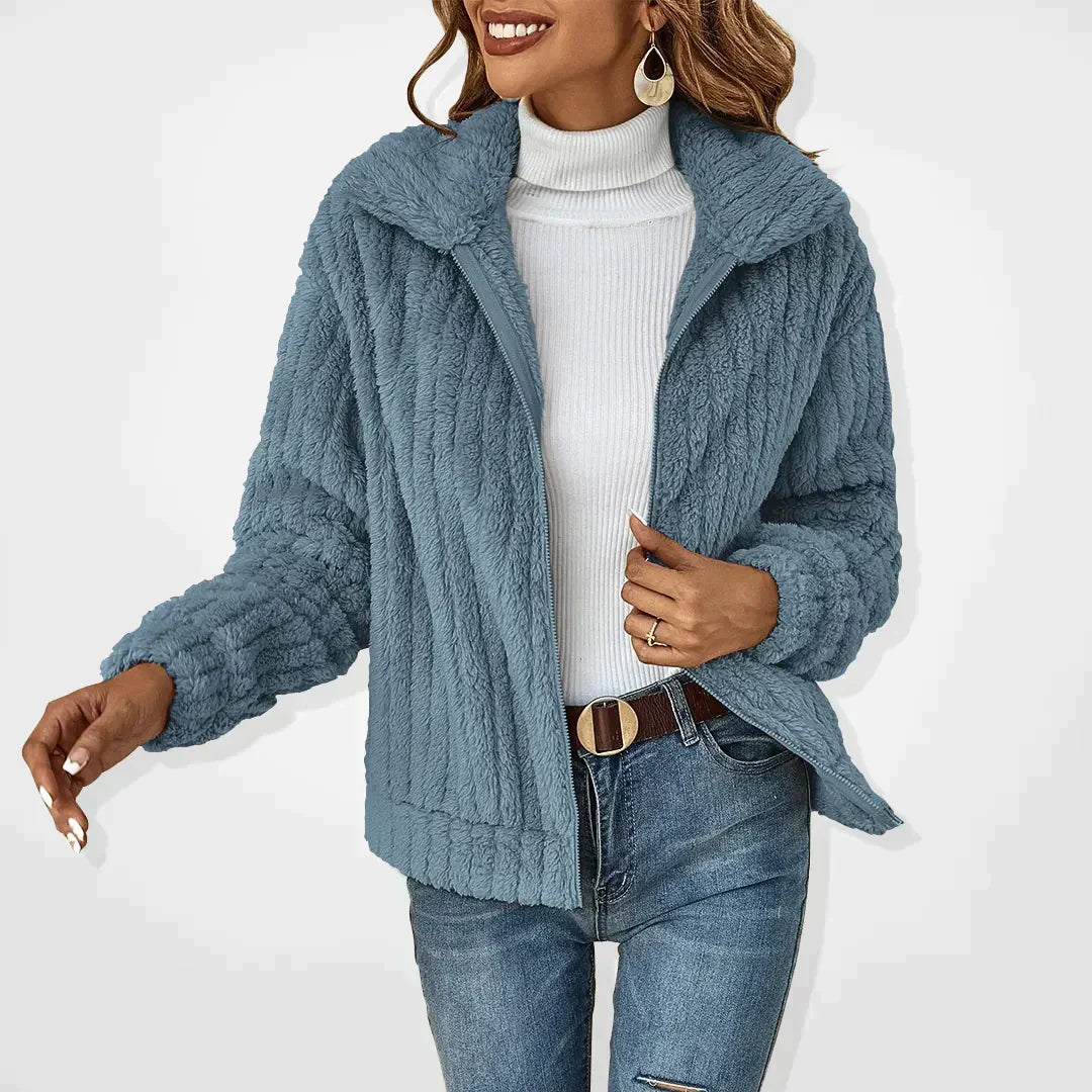 Sophia | Soft And Cozy Plush Cardigan