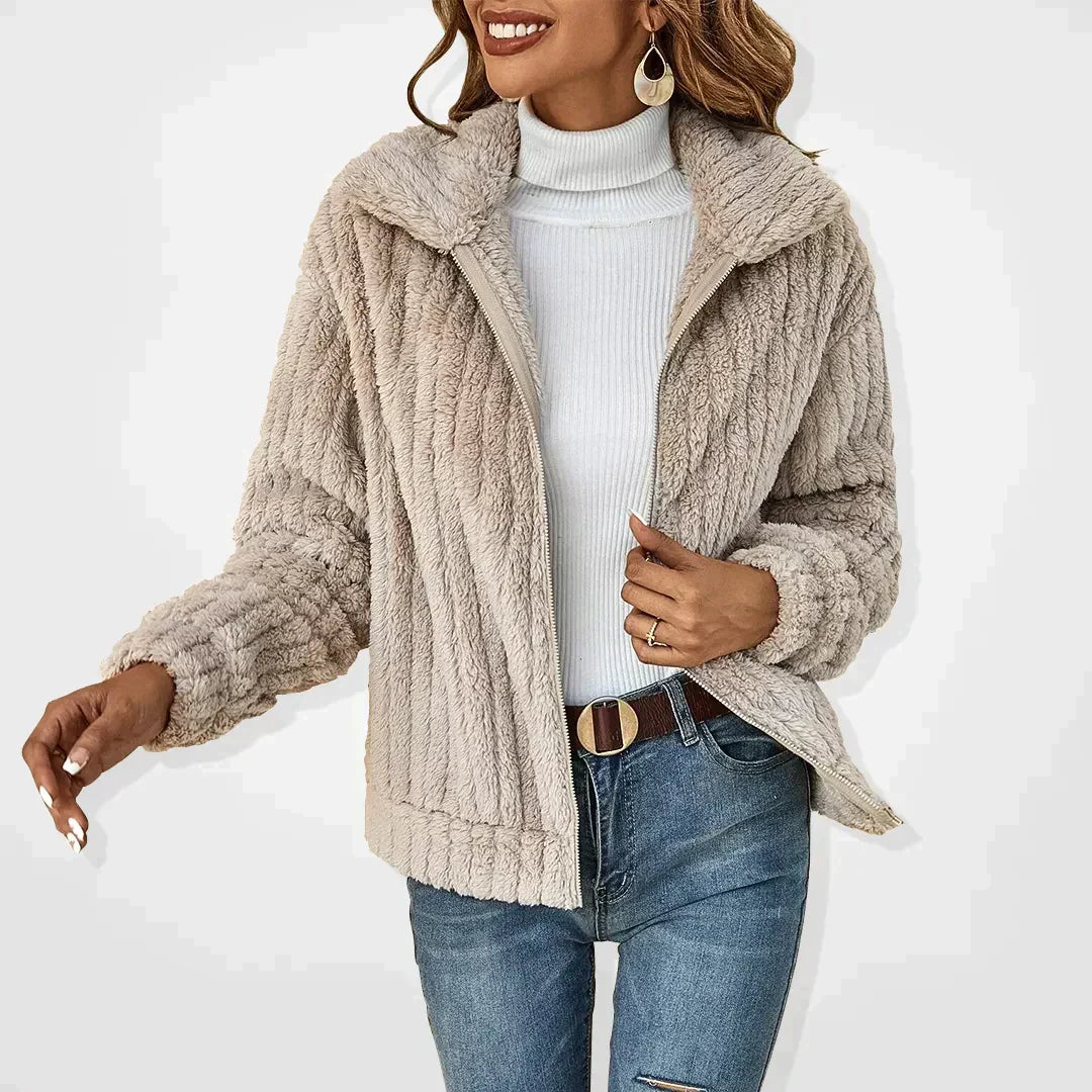 Sophia | Soft And Cozy Plush Cardigan
